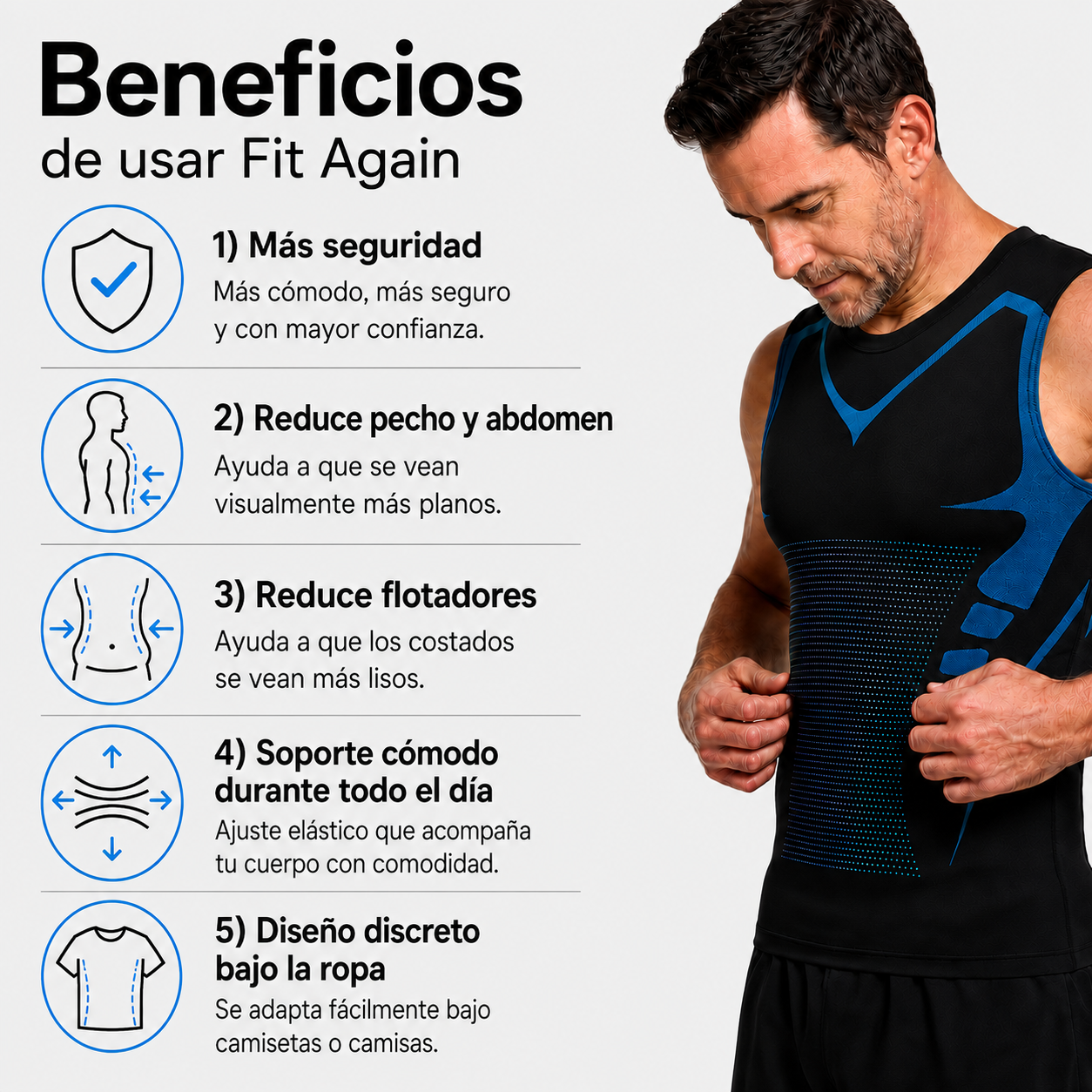 Polera de Compresión | Adiós Panza de Cerveza